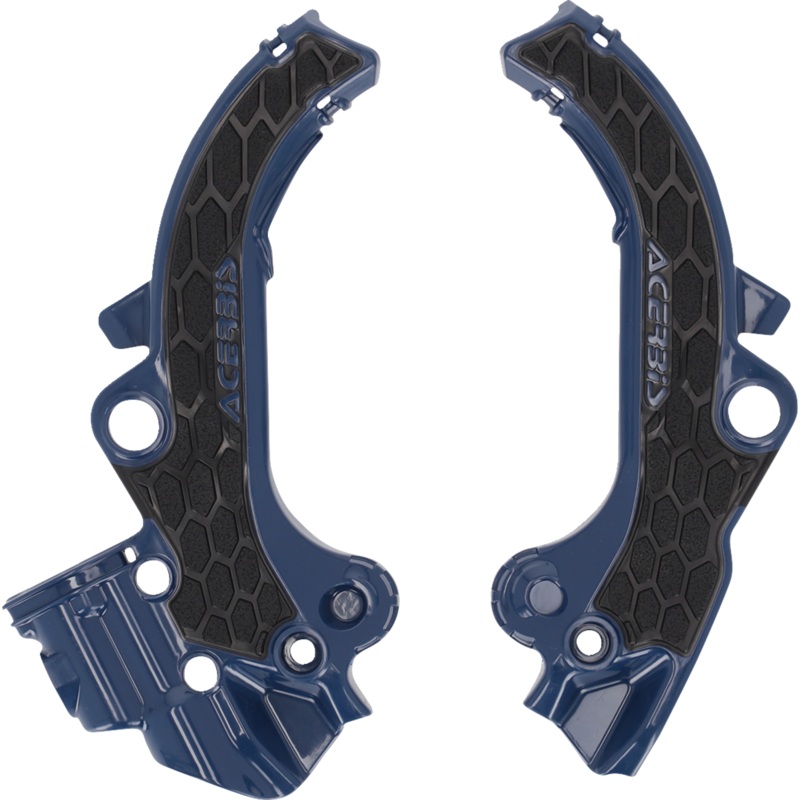 Acerbis X-Grip Frame Guards - Black/Blue - SX 65 2985891034