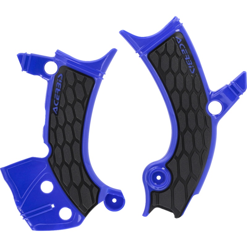 Acerbis X-Grip Frame Guards - Black/Blue - WR 450 F 2985901034