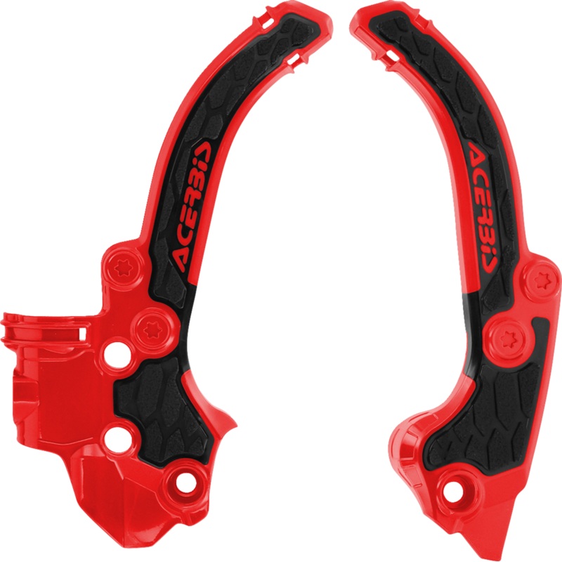 Acerbis X-Grip Frame Guards - Black/Red - SX 50 2985911018