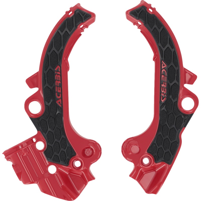 Acerbis X-Grip Frame Guards - Black/Red - SX 65 2985891018