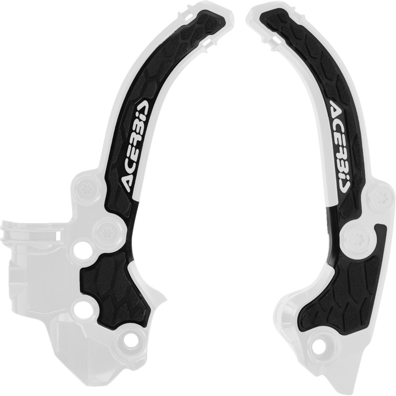 Acerbis X-Grip Frame Guards - Black/White - SX 50 2985911035