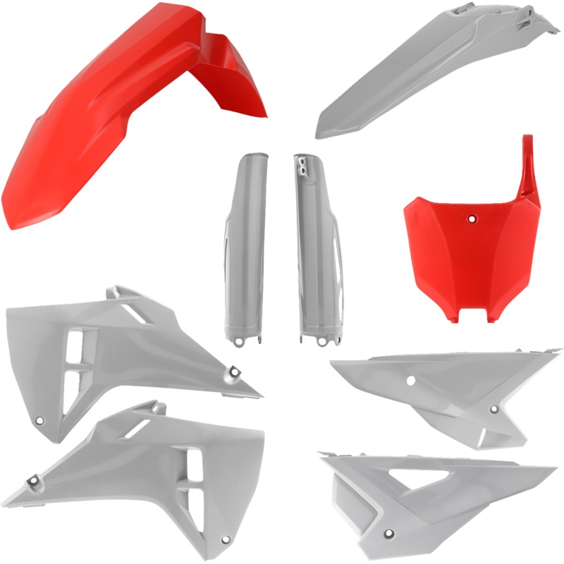 Acerbis Full Replacement Body Kit - Red/Gray 2985981010