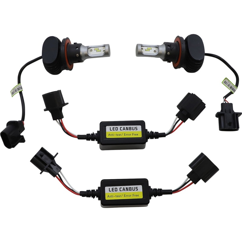Moose Racing LED Headlight Bulbs - Polaris Q20-5001