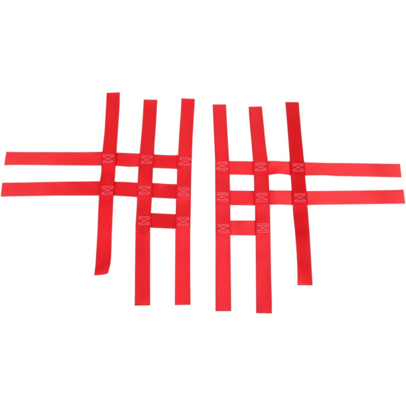 Motorsport Products Nerf Bar Net - Red - Yamaha/Honda 81-0303