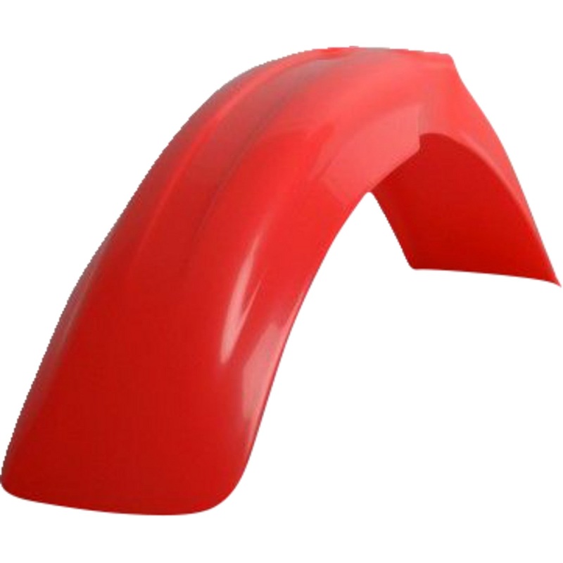 Polisport Fender - Front - OEM Fluorescent Red - Honda 8591000010
