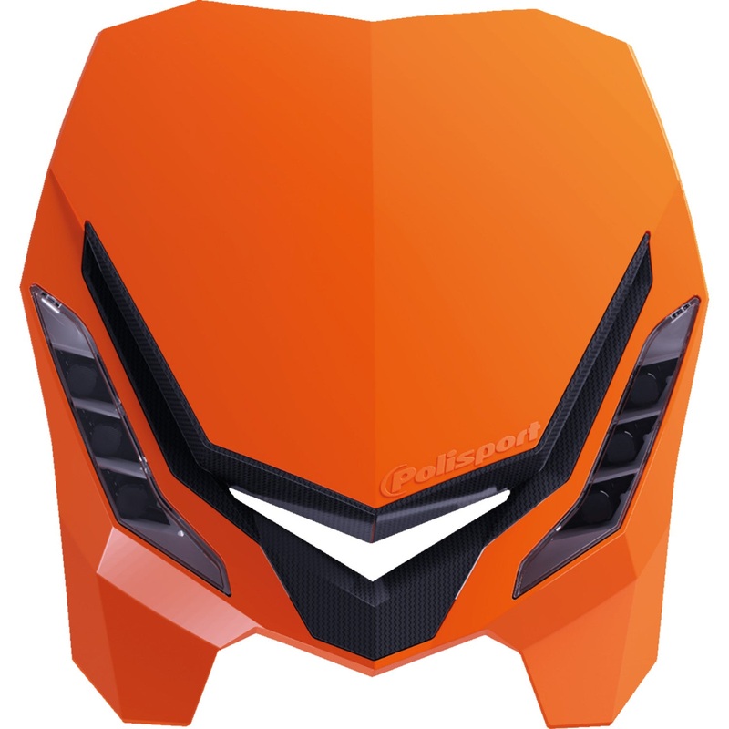 Polisport E-Blaze LED Headlight - Orange/Black 8670800006