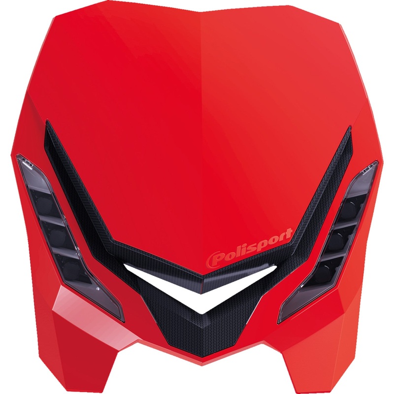 Polisport E-Blaze LED Headlight - Red/Black 8670800004