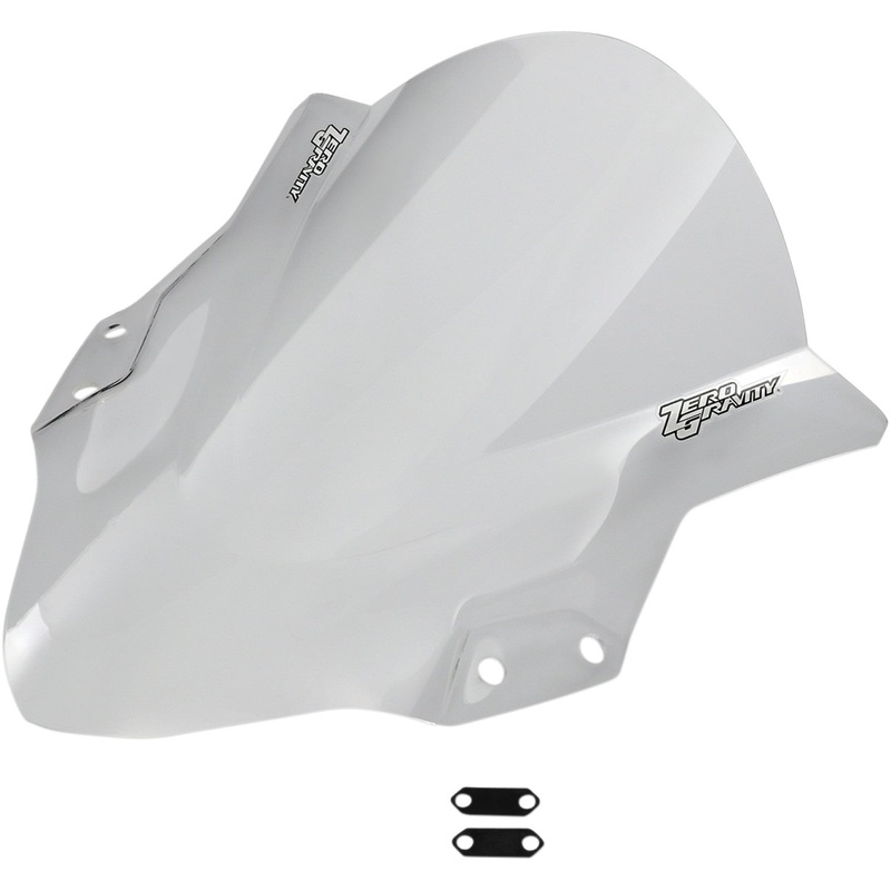 Zero Gravity Double Bubble Windscreen - Clear - Ninja 400 16-283-01