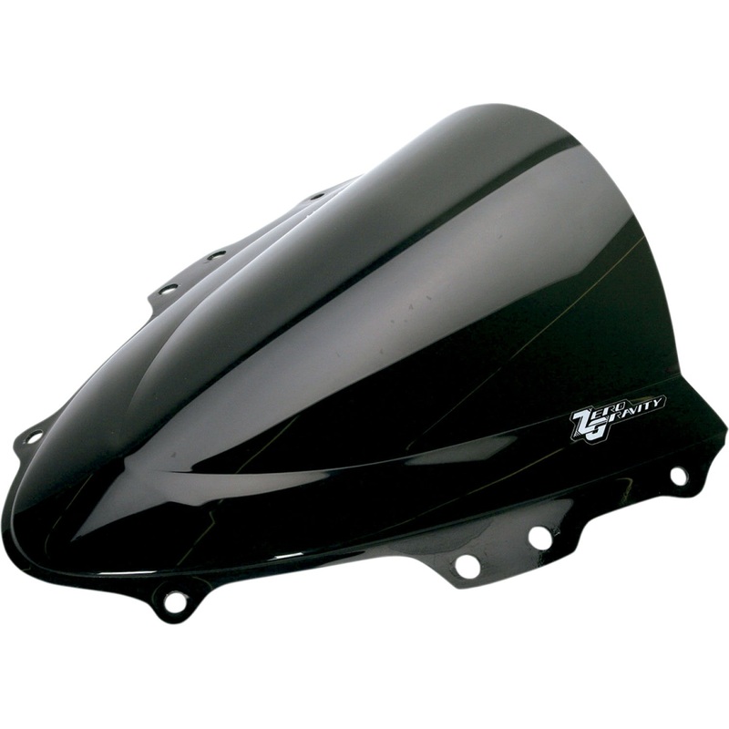 Zero Gravity Double Bubble Windscreen - Dark Smoke - GSXR 6/750 16-108-19