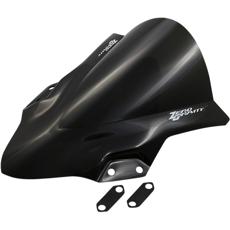 Zero Gravity Double Bubble Windscreen - Dark Smoke - Ninja 400 16-283-19