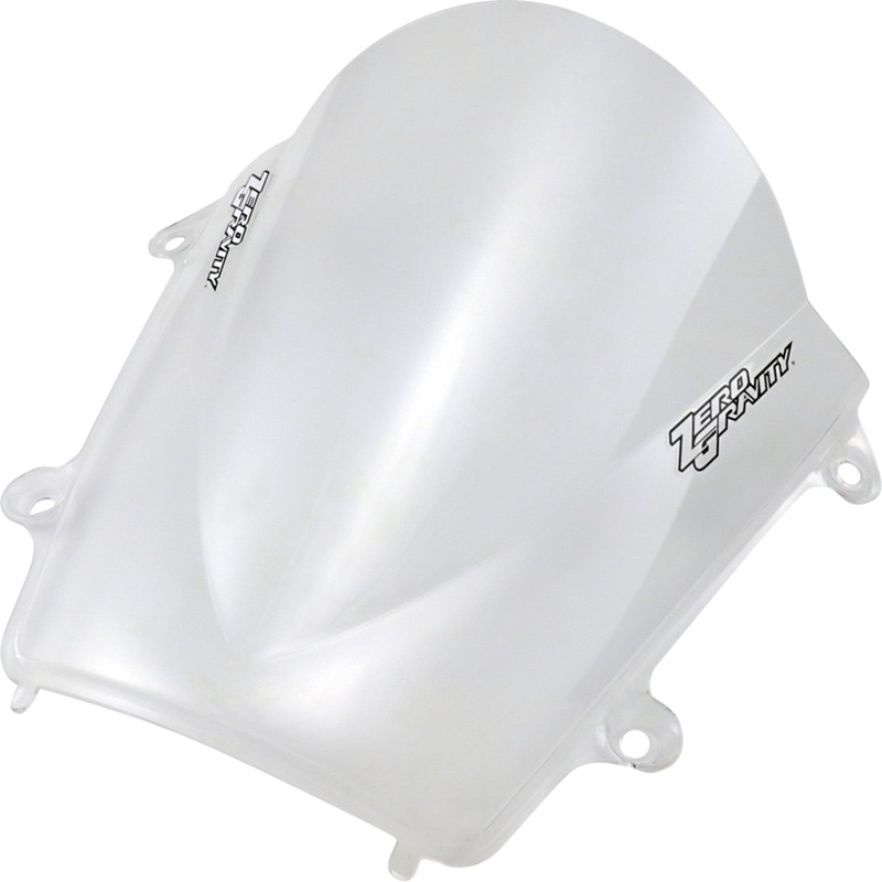 Zero Gravity Double Bubble Windscreen - Clear - 600RR 16-408-01