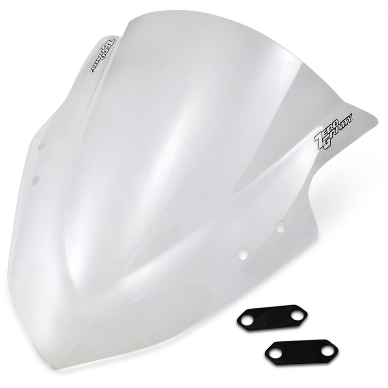 Zero Gravity Double Bubble Windscreen - Clear - Ninja 300 16-282-01