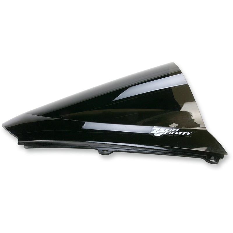 Zero Gravity Double Bubble Windscreen - Dark Smoke - 675 16-914-19