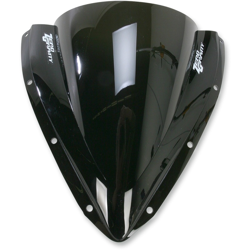 Zero Gravity Double Bubble Windscreen - Dark Smoke - F3 16-763-19