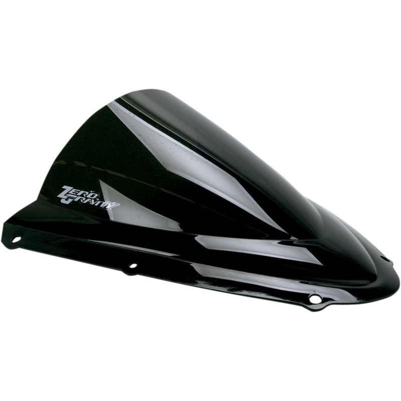 Zero Gravity Double Bubble Windscreen - Dark Smoke - GSXR 6/750 16-112-19