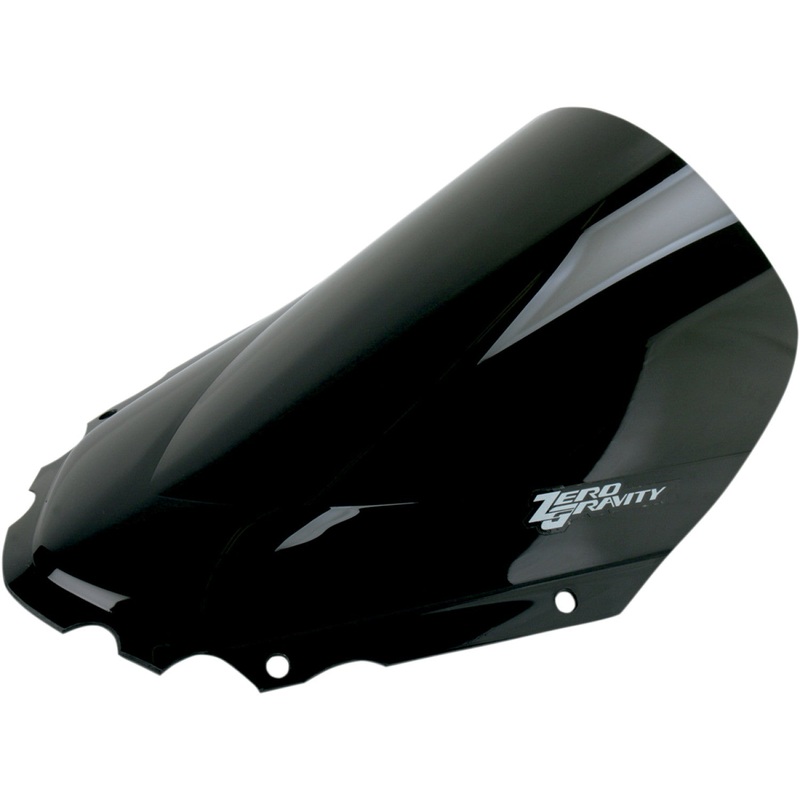 Zero Gravity Double Bubble Windscreen - Dark Smoke - KLR 16-206-19
