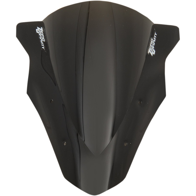 Zero Gravity Double Bubble Windscreen - Dark Smoke - Ninja 650 16-207-19