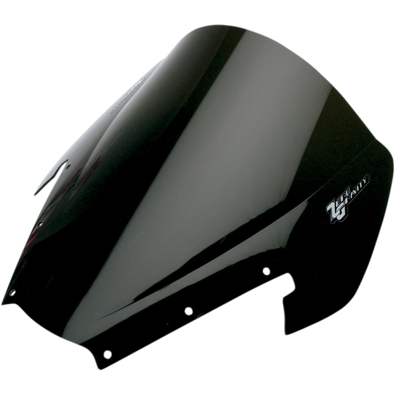 Zero Gravity Double Bubble Windscreen - Dark Smoke - FZ1 16-506-19