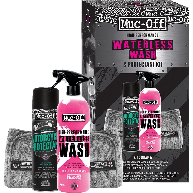 MUC-OFF USA Motorcycle Waterless Wash & Protectant Kit 20029US