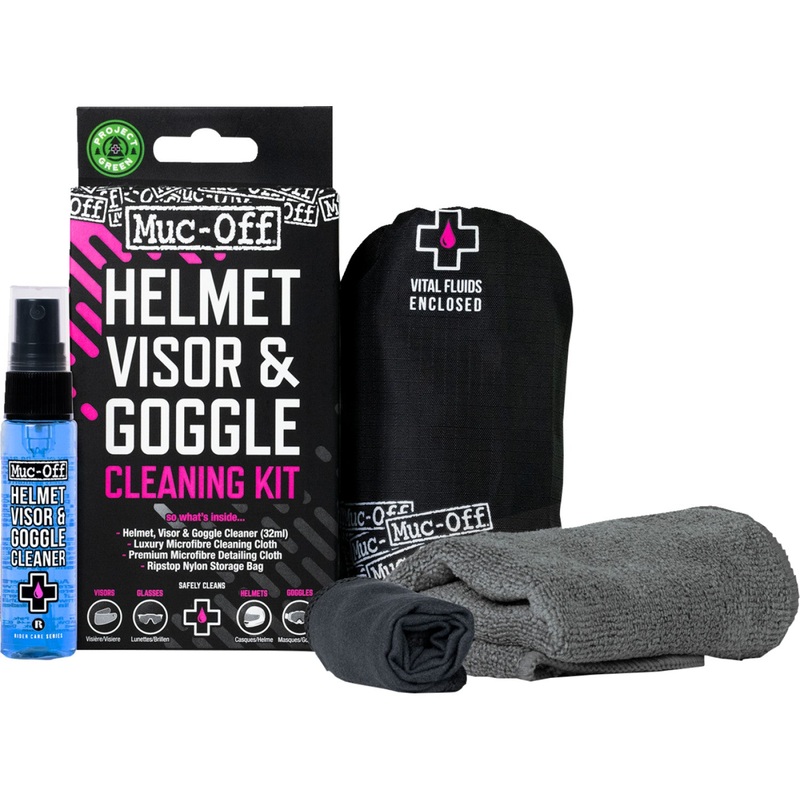 MUC-OFF USA Visor, Lens & Goggle Cleaning Kit 20802