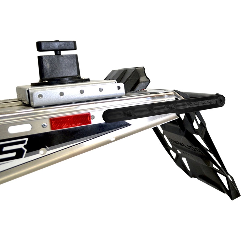 Straightline Performance Rear Bumper - Carbon Fiber/Black Powder-Coat - Polaris 182-104