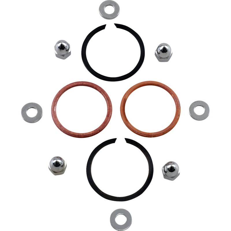 James Gasket Exhaust Port Copper Gasket Kit - Big Twin/XL 65324-83-KCR1