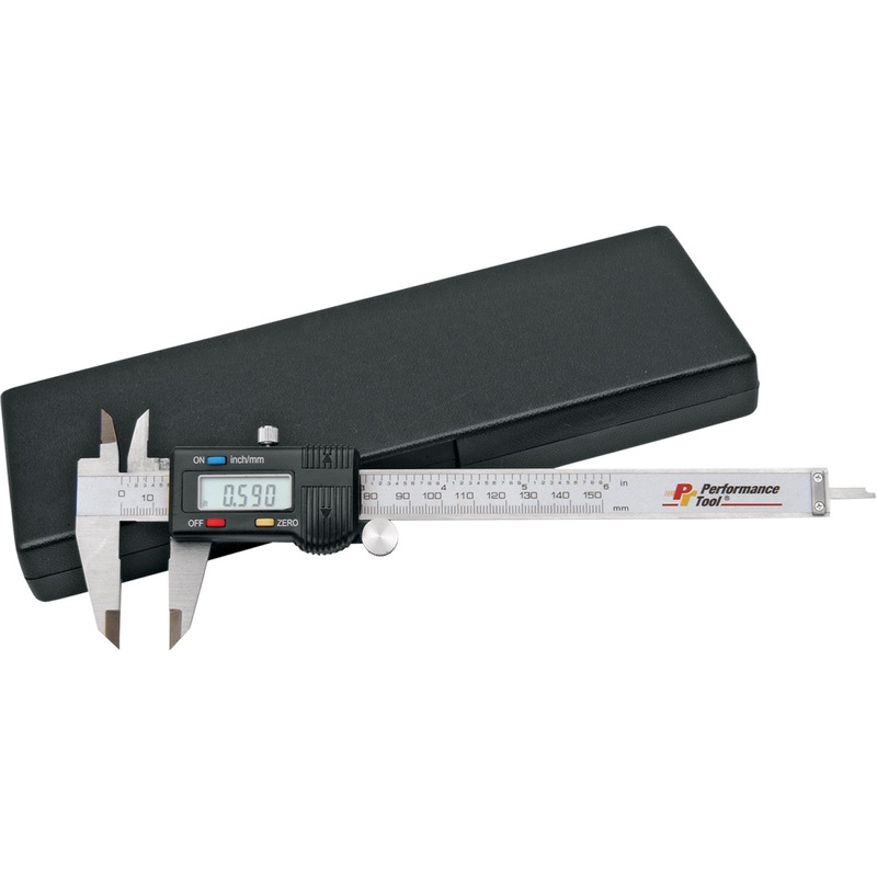 Performance Tool Digital Caliper w/Case W80152