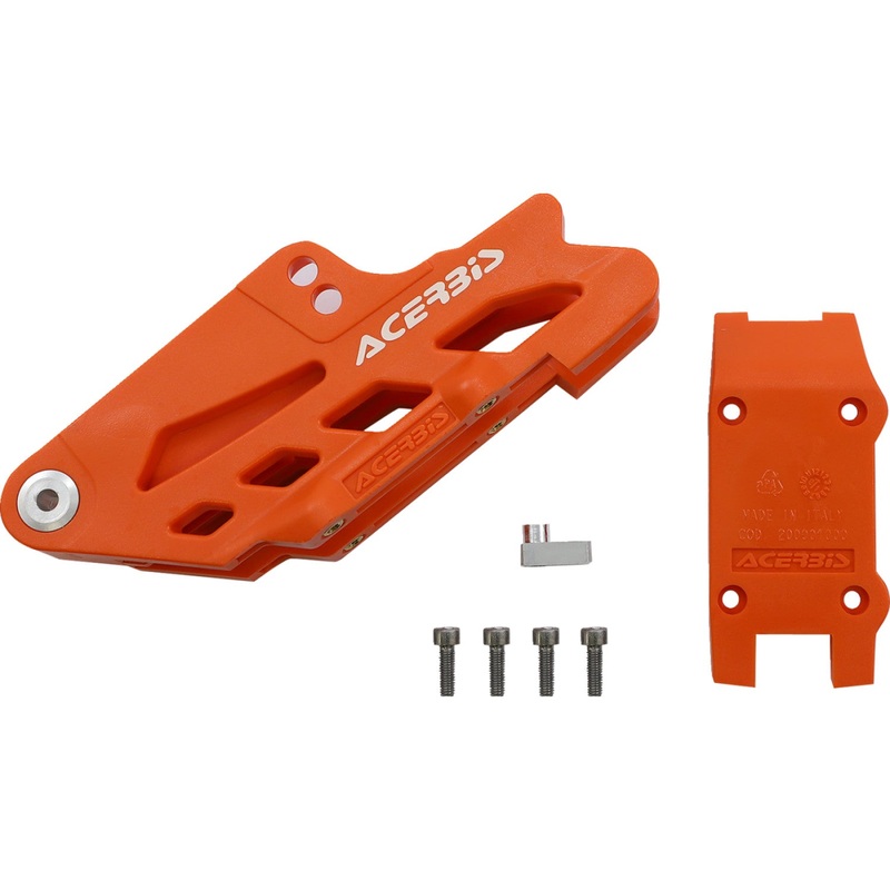 Acerbis Complete Chain Guide Block - Orange - KTM/Gas Gas/Husqvarna/Sherco 2284560036