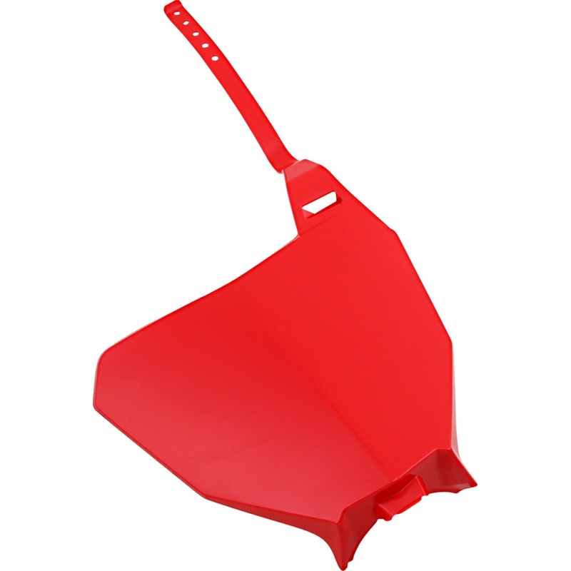Acerbis Front Number Plate - '00 CR Red 2780390227