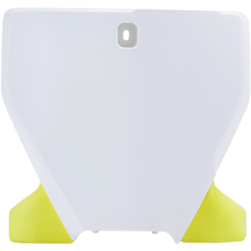 Acerbis Front Number Plate - '20 White/Yellow 2726576814