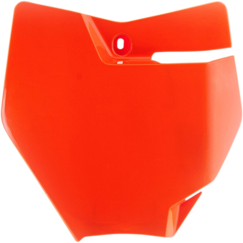 Acerbis Front Number Plate - '16 Orange 2449405226