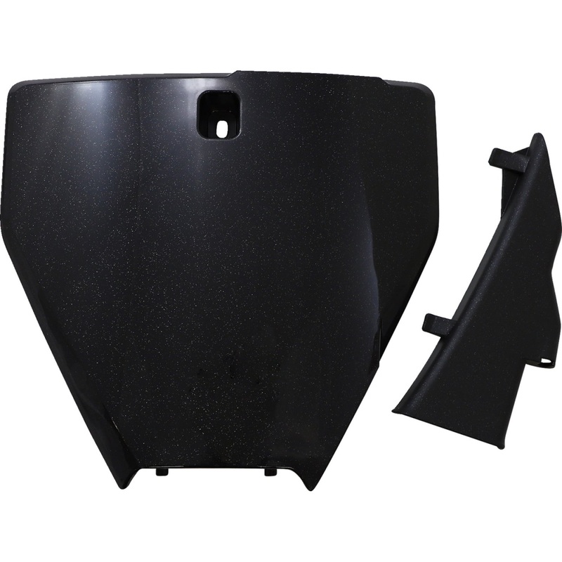 Acerbis Front Number Plate - Black/Metallic 2726577440