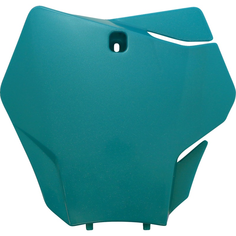 Acerbis Front Number Plate - Teal 2872767441
