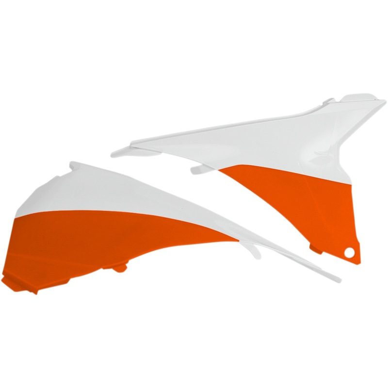 Acerbis Airbox Cover - White/Orange 2314291088