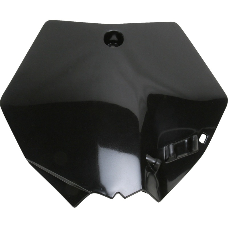 Acerbis Front Number Plate - Black 2253010001