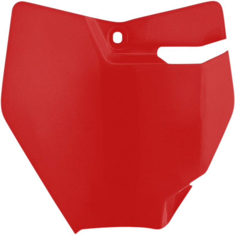 Acerbis Front Number Plate - Red 2449400004