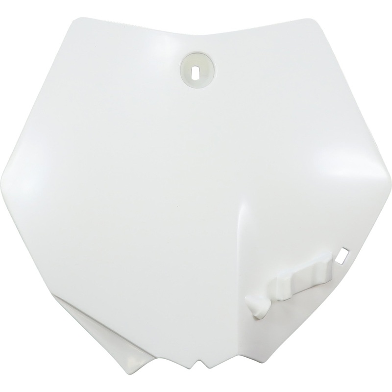 Acerbis Front Number Plate - White 2253010002