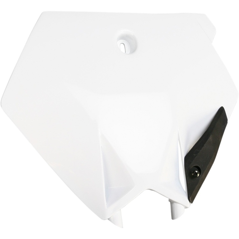 Acerbis Front Number Plate - White 2253080002
