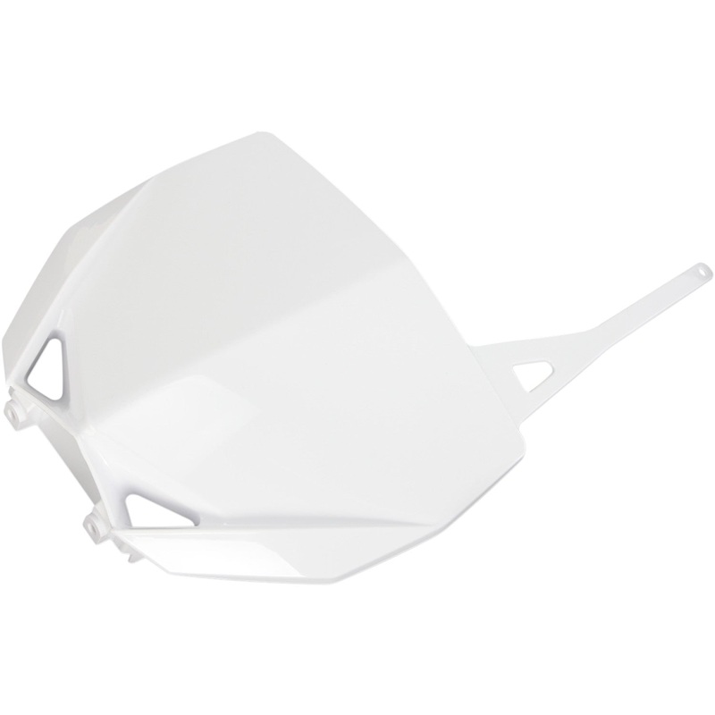 Acerbis Front Number Plate - White 2403030002