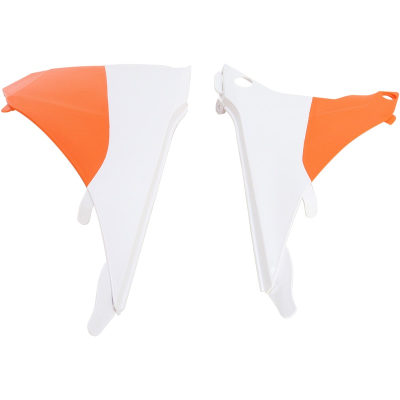 Acerbis Airbox Cover - White/Orange 2374121088
