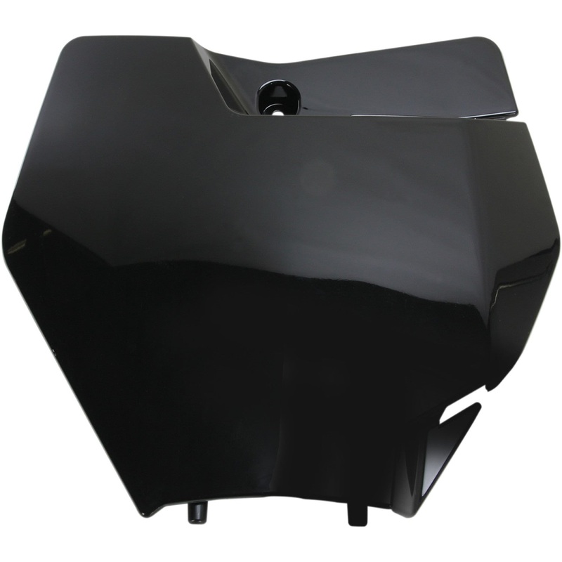 Acerbis Front Number Plate - Black 2421120001