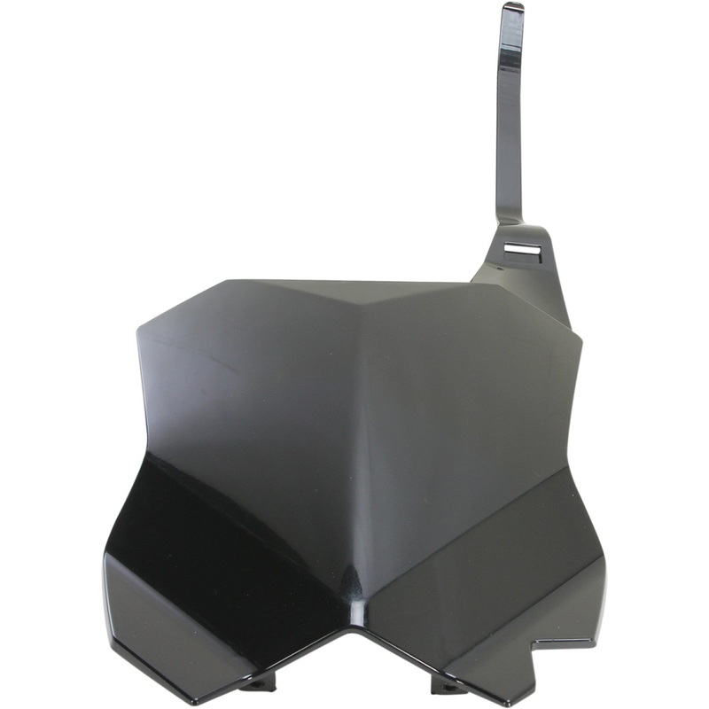 Acerbis Front Number Plate - Black 2449390001