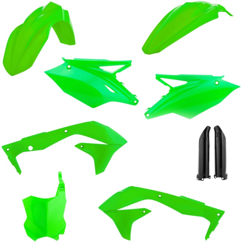 Acerbis Full Replacement Body Kit - Fluorescent Green 2685840235