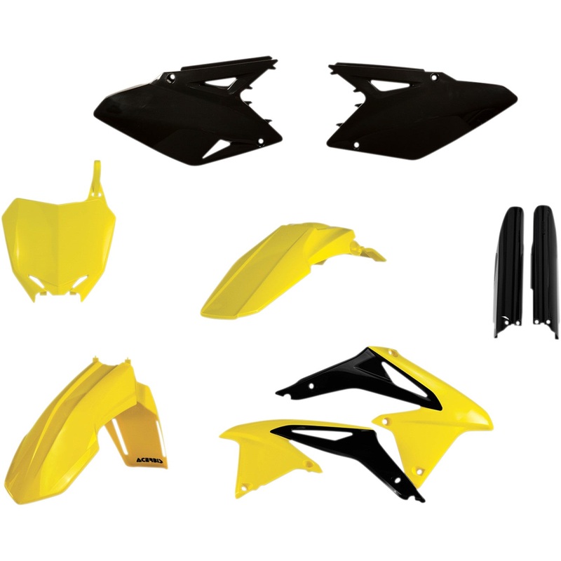 Acerbis Full Replacement Body Kit - OE '17 Yellow/Black 2198045569