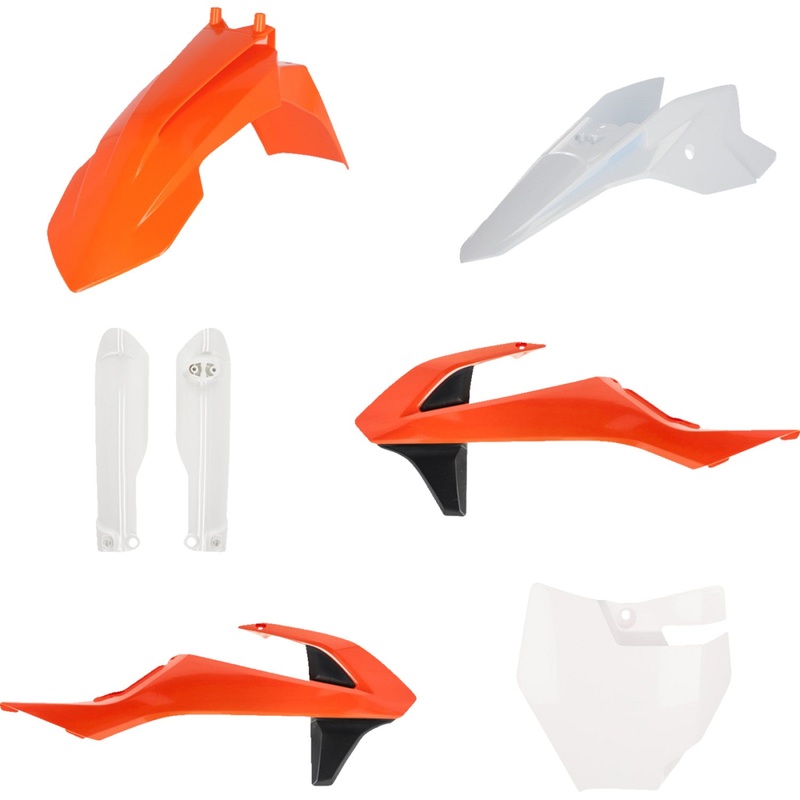 Acerbis Full Replacement Body Kit - OEM '16 Orange /White/Black 2980585135