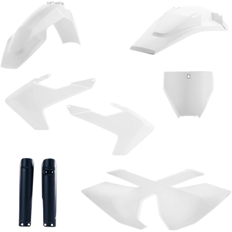 Acerbis Full Replacement Body Kit - OEM '17 White/Black 2462605569