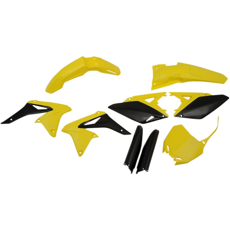 Acerbis Full Replacement Body Kit - OEM '17 Yellow/Black 2198035569