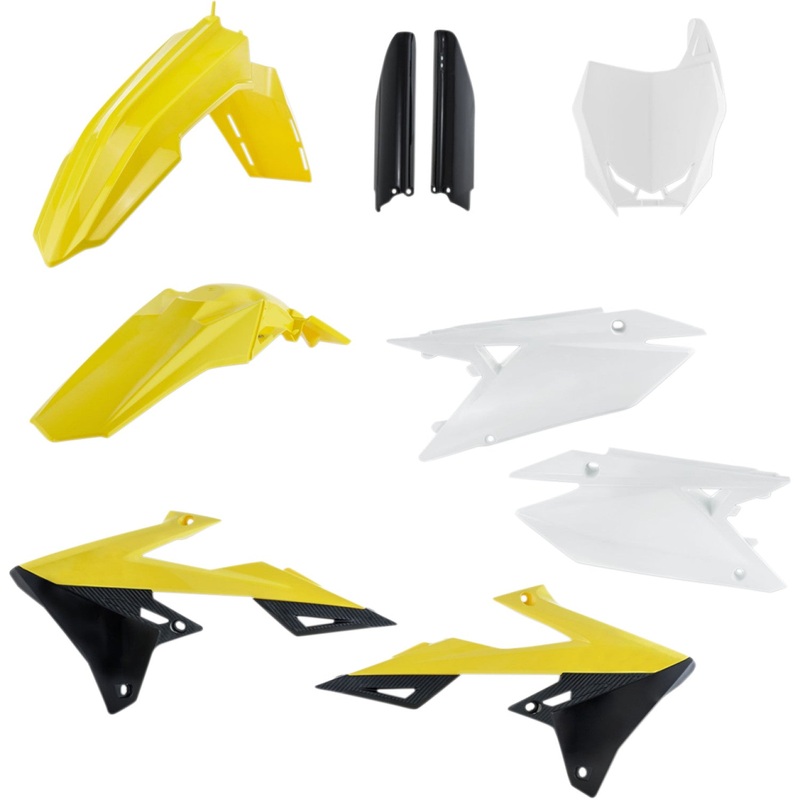 Acerbis Full Replacement Body Kit - OEM Yellow/White/Black 2686555909
