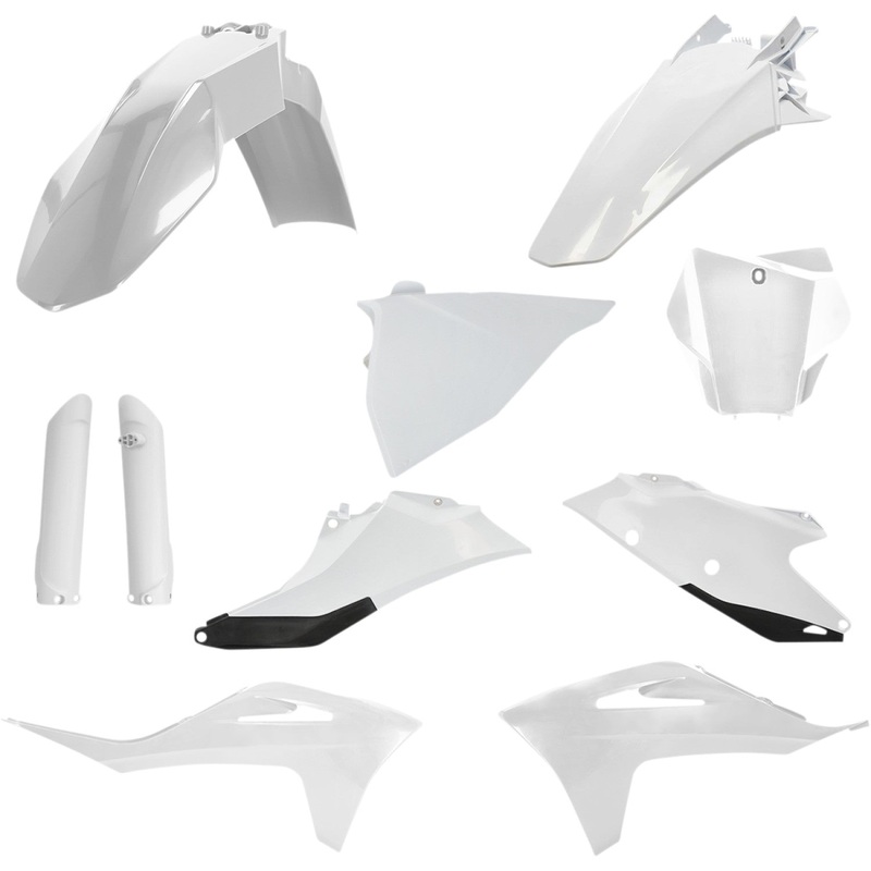 Acerbis Full Replacement Body Kit - White/Black 2872791035