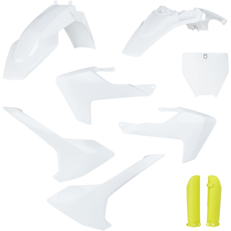 Acerbis Full Replacement Body Kit - '19 OE White/Yellow 2731986345